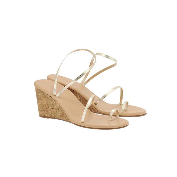 ANCIENT GREEK SANDALS Shoes - NEW ANCIENT GREEK SANDALS women's chora mid wedge sandal in platinum